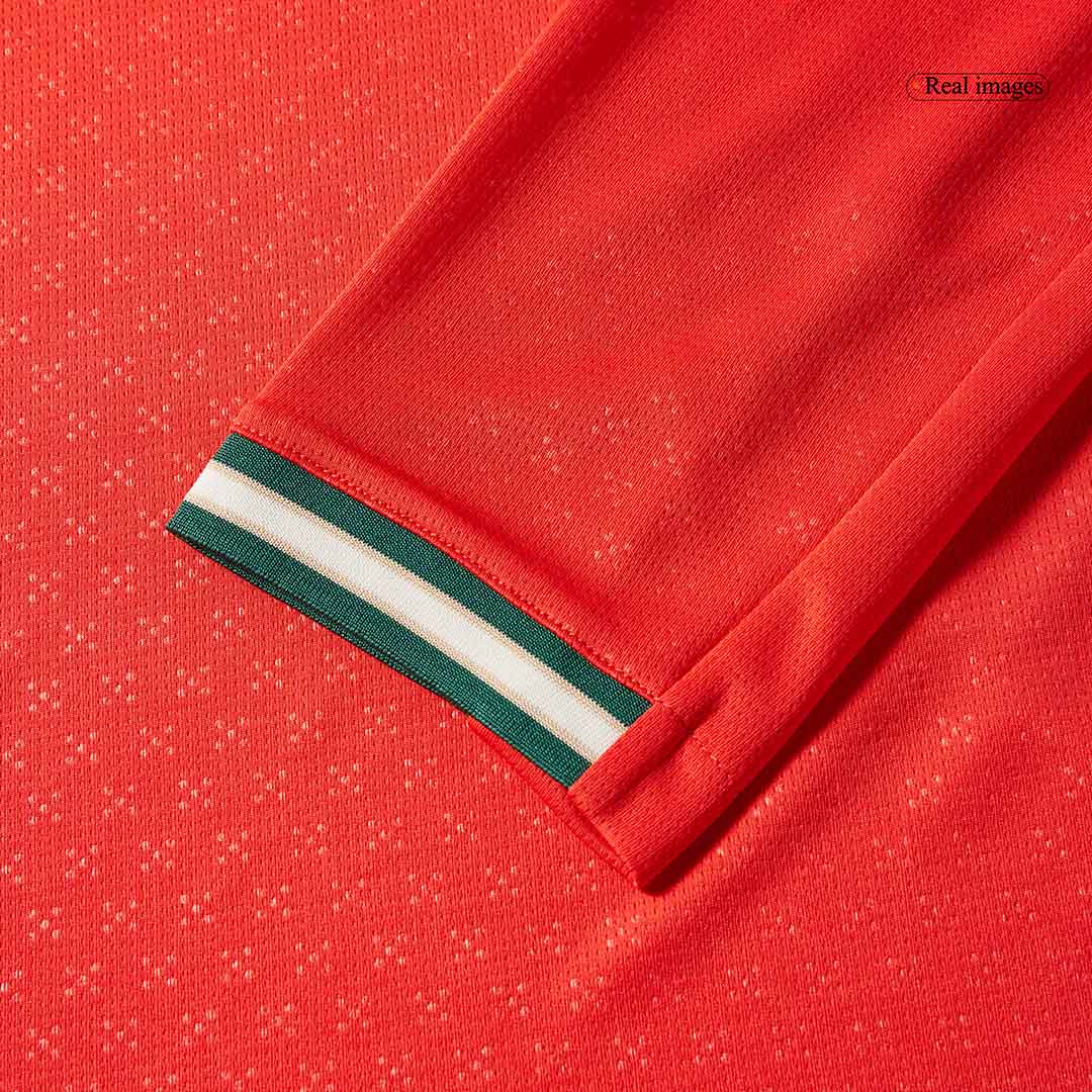 Portugal Home Long Sleeve Football Jersey 2025 Red
