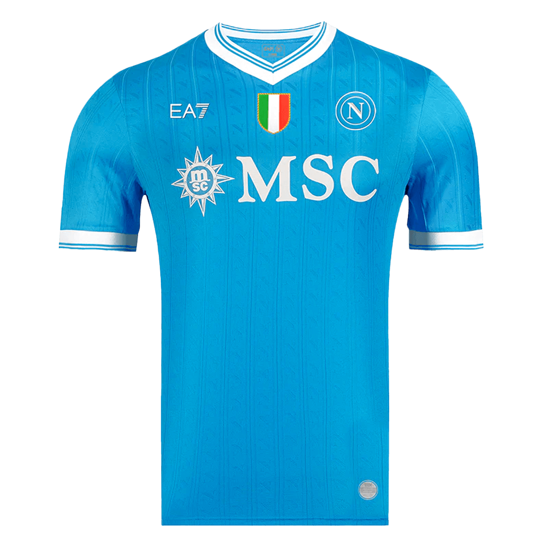 Napoli Home Player Version Soccer Jersey 2025/26