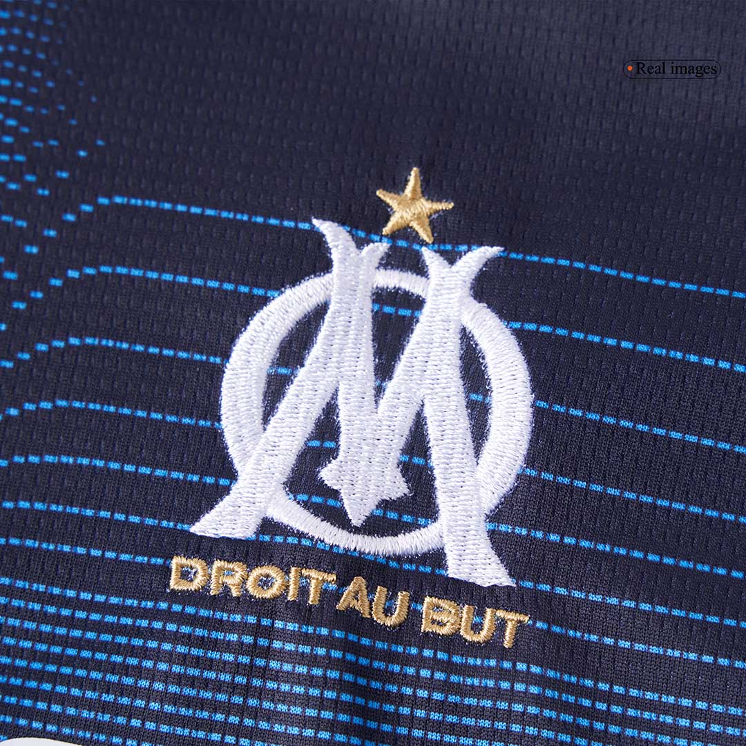 Marseille Kid's Away Kit - Jersey+Shorts 2025-26