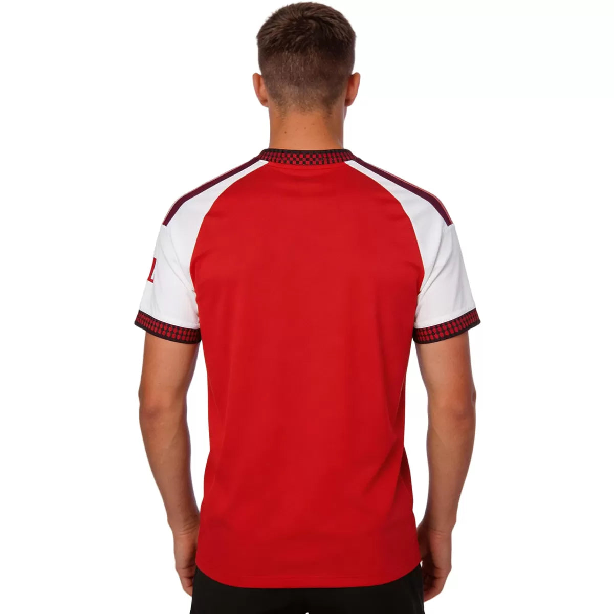 Camiseta de fútbol local del Arsenal #26 Campeones 2026/27 con escudo