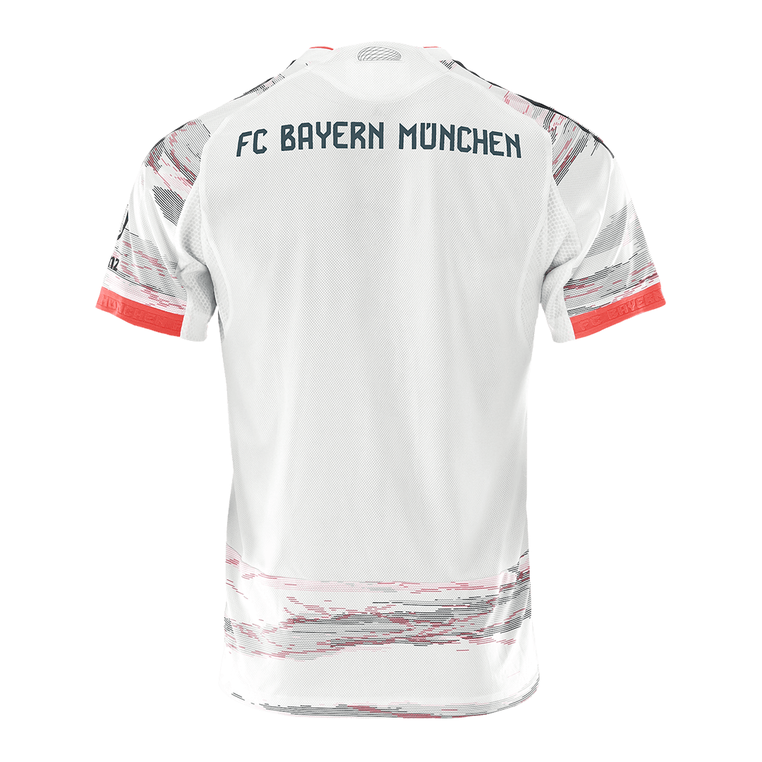 Camiseta de fútbol del Bayern Munich, versión visitante, temporada 2025/26, blanca