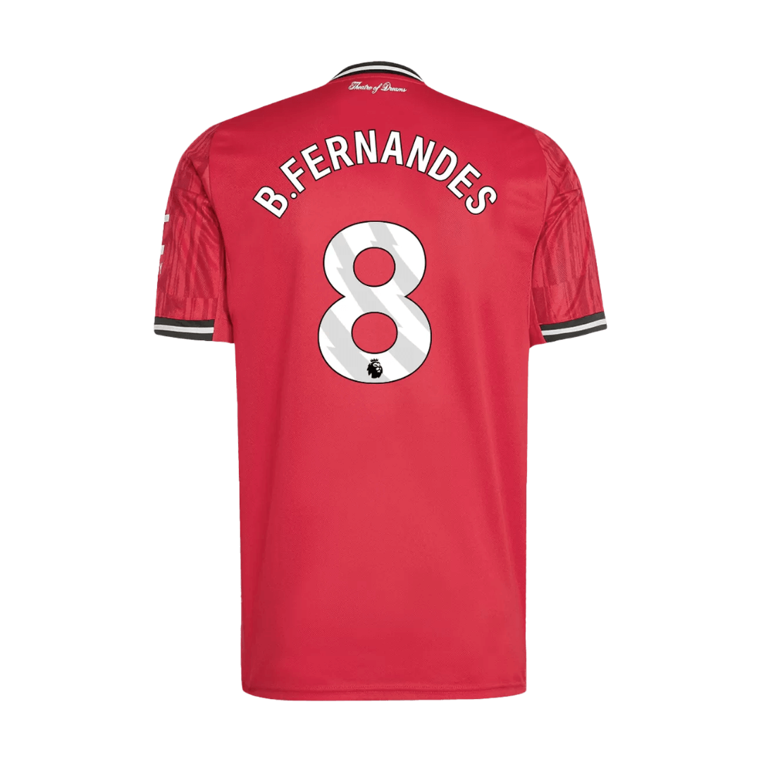 Camiseta de fútbol local del Manchester United 2025/26 de B. FERNANDES #8
