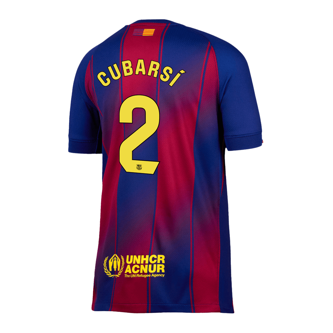CUBARSÍ #2 Maillot de football domicile Barcelone 2025/26