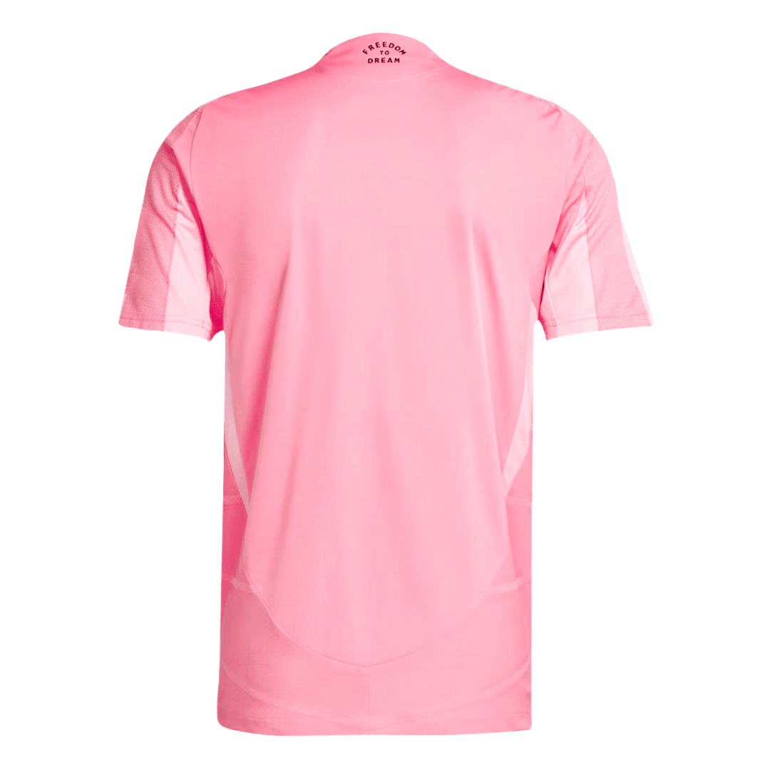 Camiseta de fútbol del Inter Miami CF, versión jugador local, temporada 2025, rosa