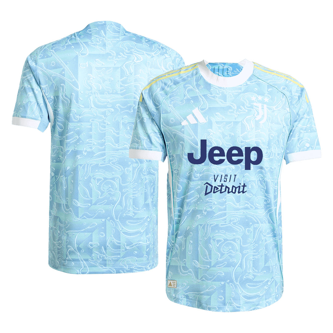 Juventus Away Player Version Soccer Jersey 2025/26