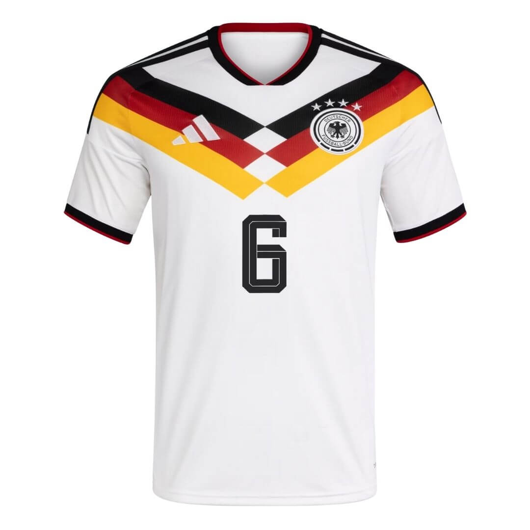 Maillot domicile de l'Allemagne KIMMICH n°6 pour la Coupe du Monde 2026