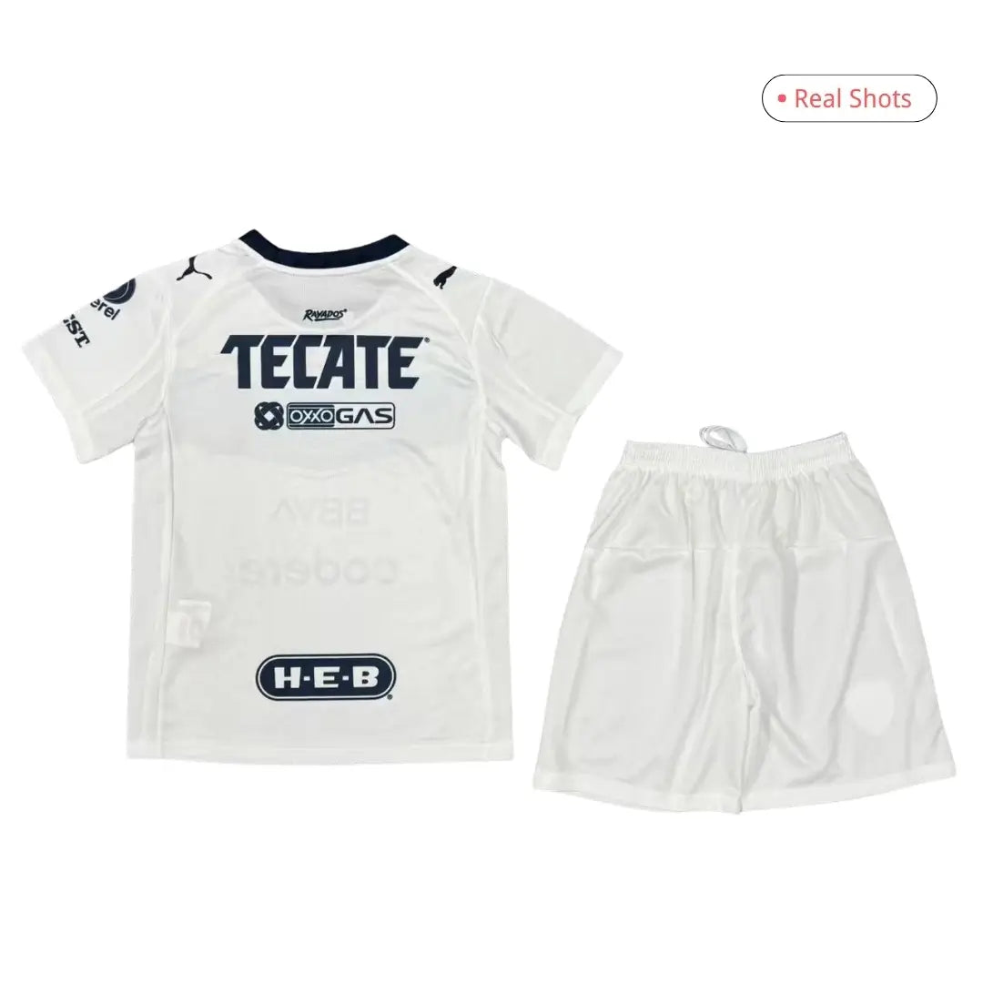 Kid's Monterrey Away Soccer Kit - Jersey+Shorts 2025/26