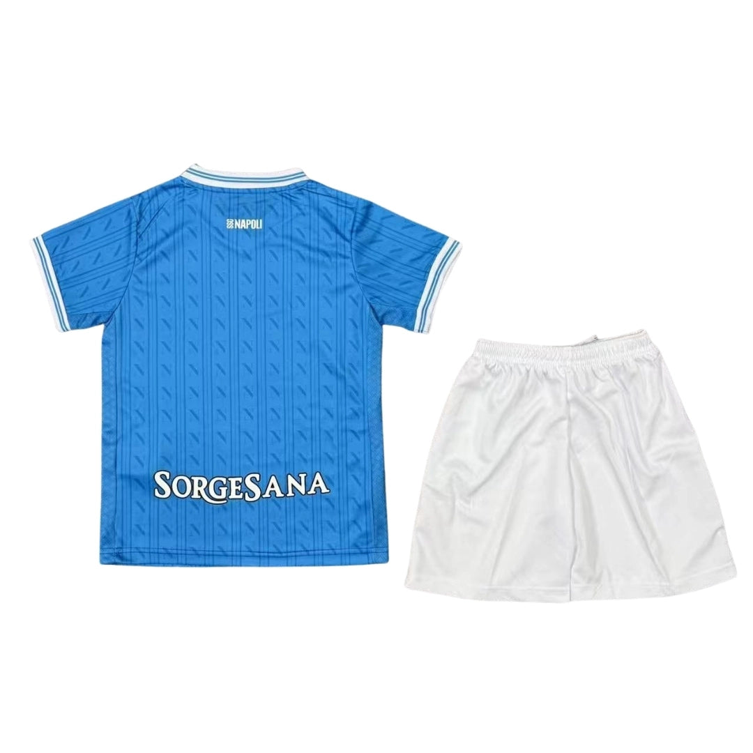 Equipación infantil del Napoli (local) - Camiseta + Pantalón corto 2025/26