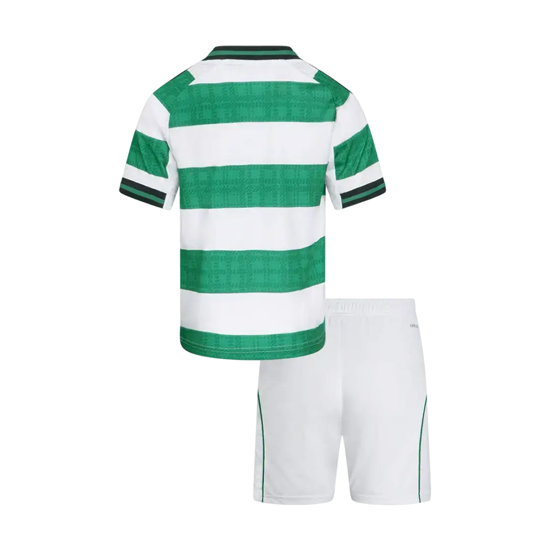 Kid's Celtic Home Soccer Kit 2025/26 - Jersey+Shorts