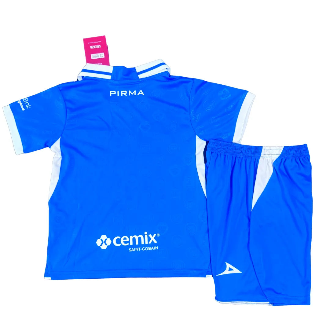 Kid's Cruz Azul Home Soccer Kit - Jersey+Shorts 2026/27