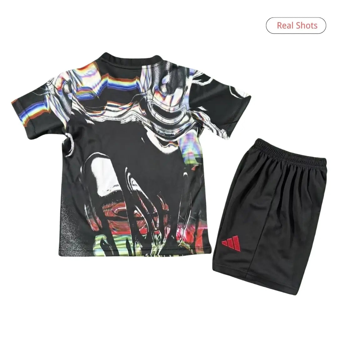 Kid's Manchester United Pre-Match Soccer Kit 2025/26