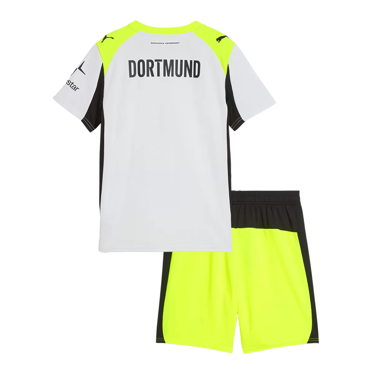 Kid's Borussia Dortmund Away Kit - Jersey+Shorts 2025/26