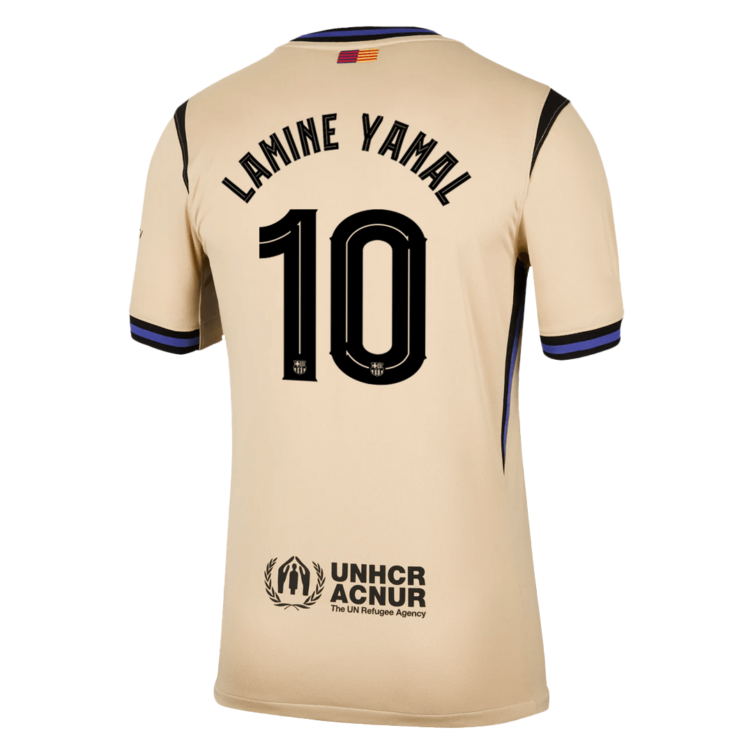 Camiseta de visitante del FC Barcelona 2025/26 de Lamine Yamal #10 - Champions League