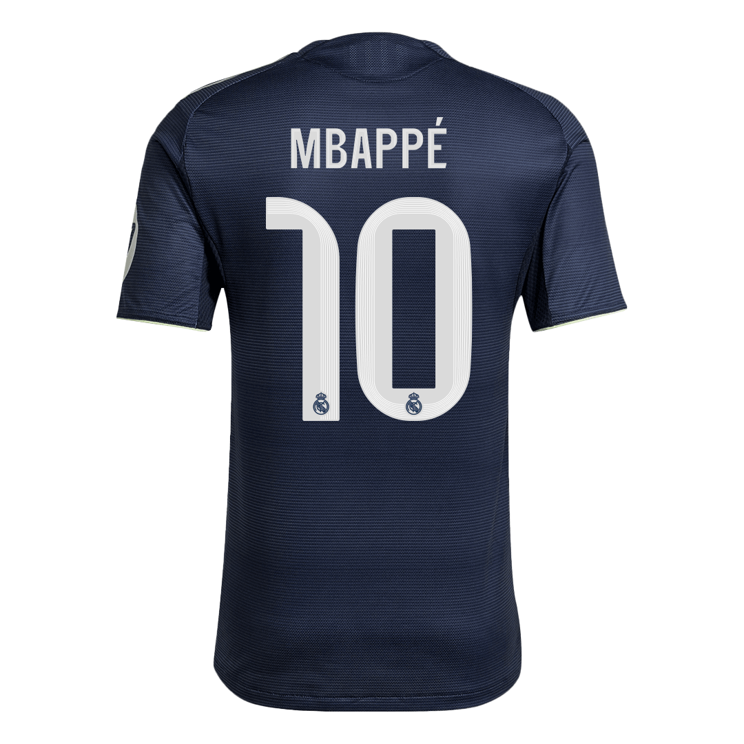 Camiseta de fútbol de visitante del Real Madrid, versión jugador, MBAPPÉ #10 2025/26