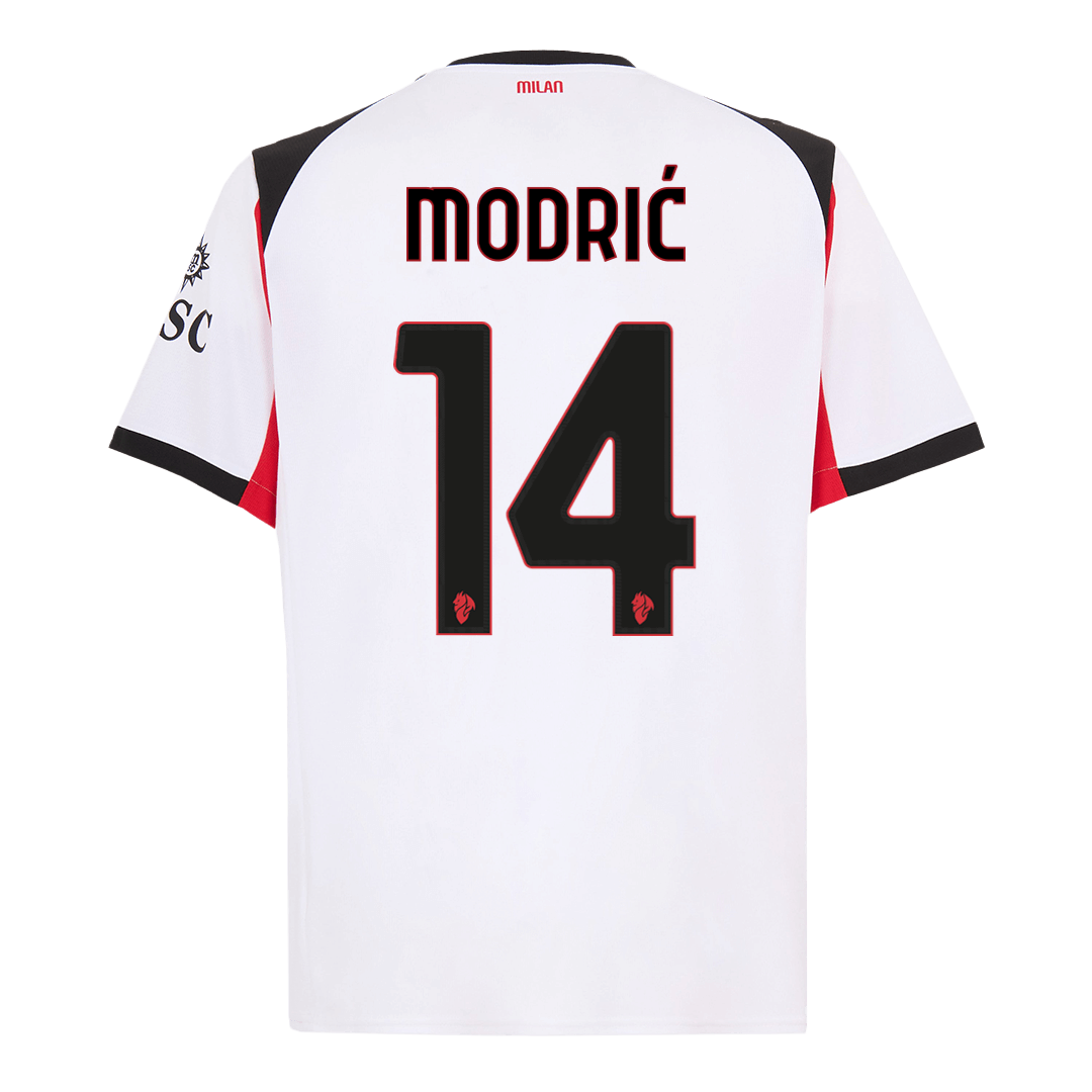 Camiseta de fútbol MODRIĆ #14 AC Milan segunda equipación 2025/26