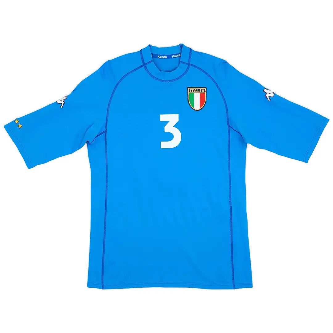 Camiseta de fútbol retro local de Maldini #3 Italia 2000