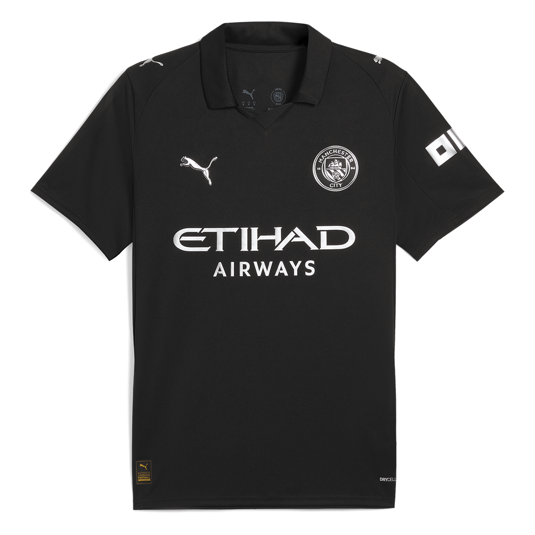 Camiseta de visitante del Manchester City #9 de HAALAND 2025/26