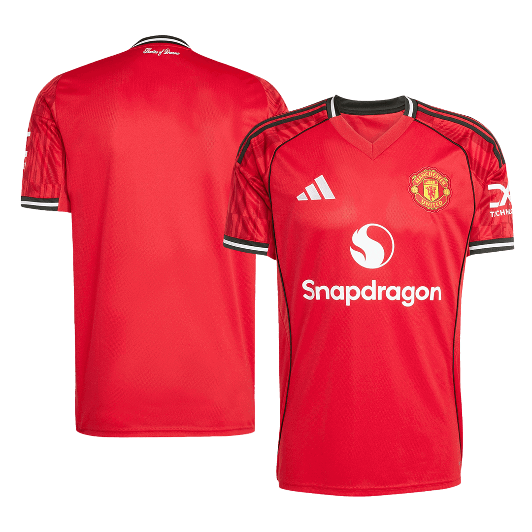 Camiseta de fútbol del Manchester United para la temporada 2025/26, roja