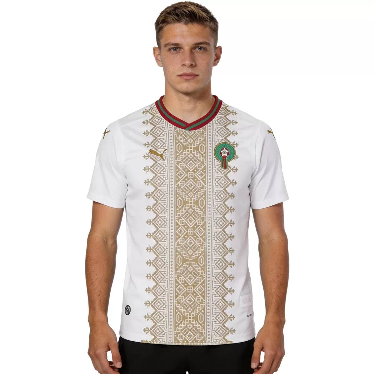 Camiseta de visitante de la selección de fútbol de Marruecos para el Mundial de 2026