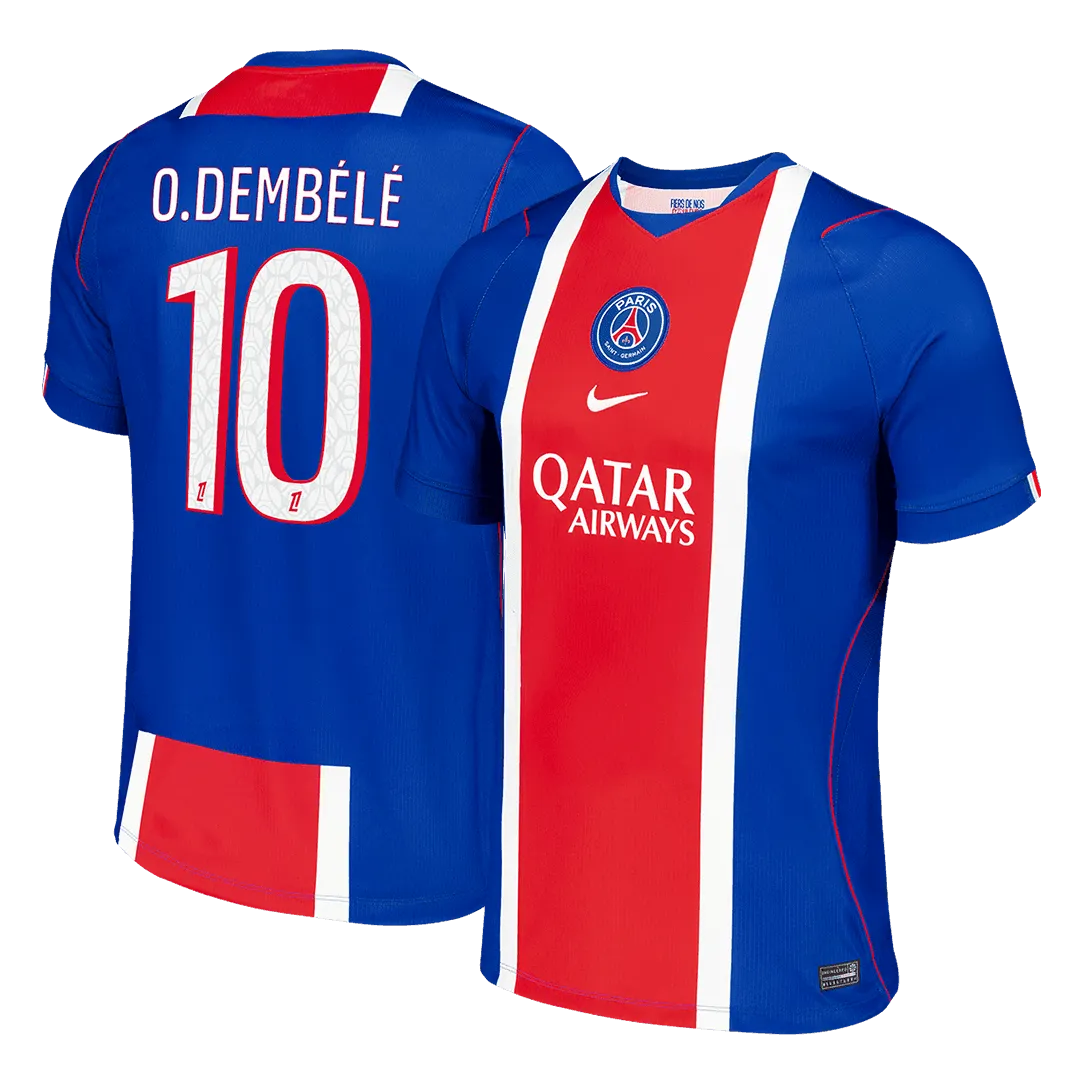Maillot de foot O.DEMBÉLÉ #10 PSG Domicile 2025/26