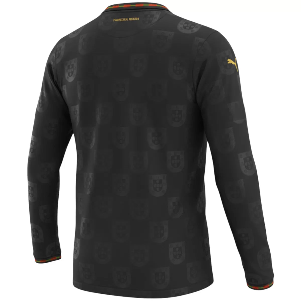 Portugal 2026 Pantera Negra Long Sleeve Football Jersey