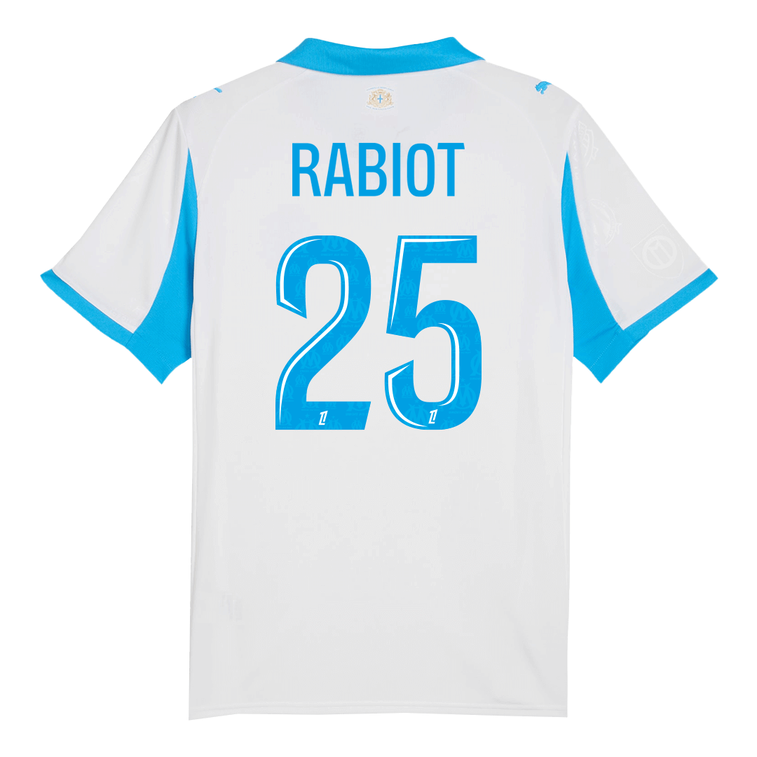 Camiseta de fútbol RABIOT #25 Marsella 1ª equipación 2025/26
