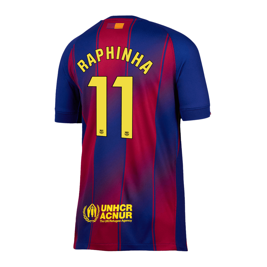 Camiseta de fútbol local del FC Barcelona 2025/26 de Raphinha #11