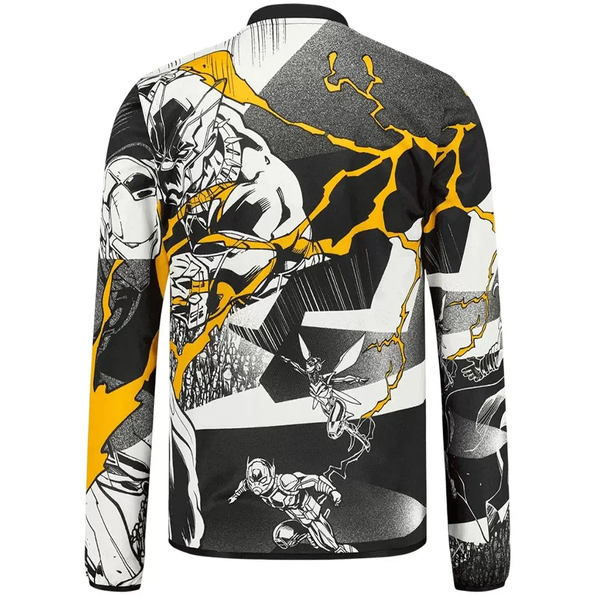 Real Madrid Marvel Warm Up Long Sleeve Shirt 2025/26 White/Black