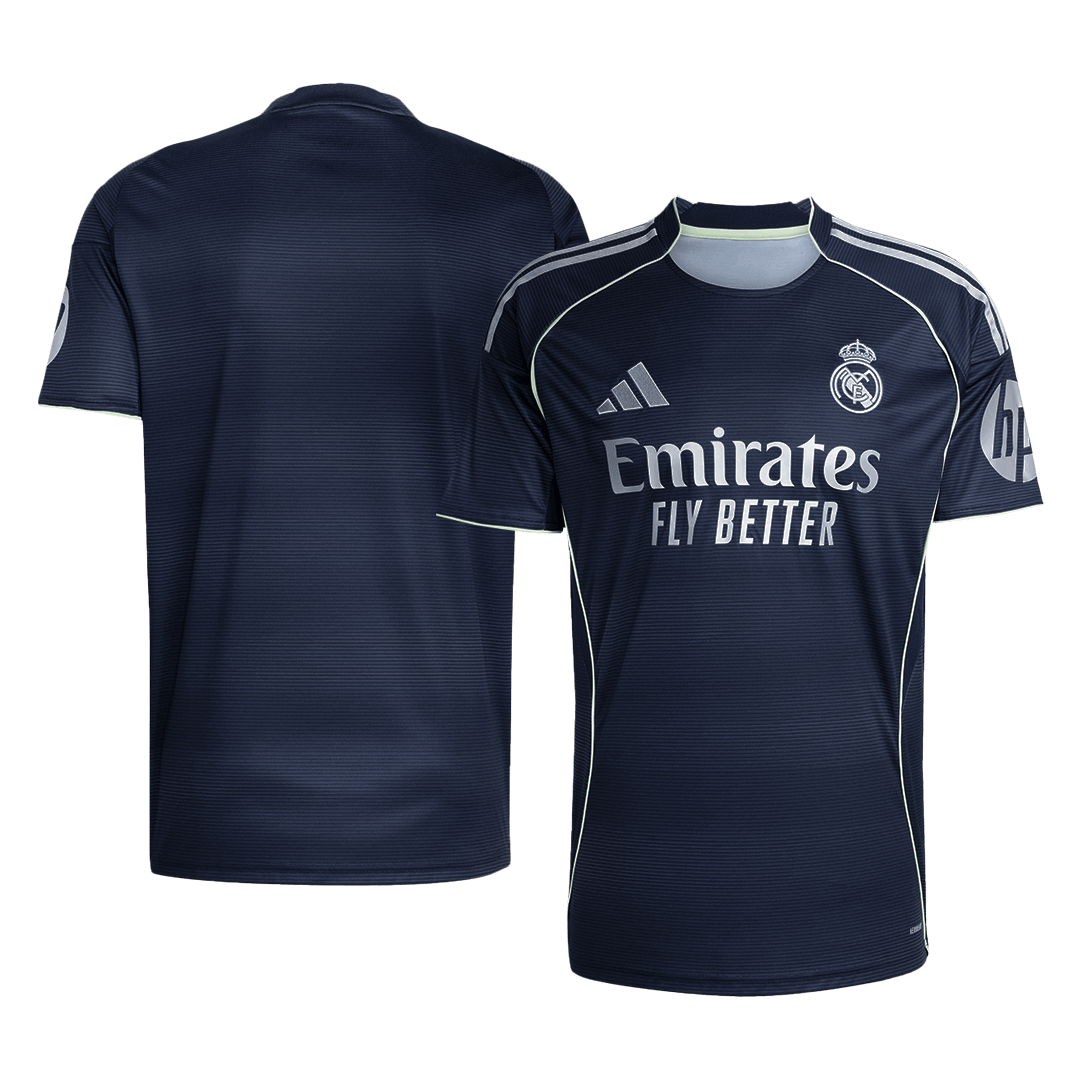 Camiseta de visitante del Real Madrid 2025/26 azul marino