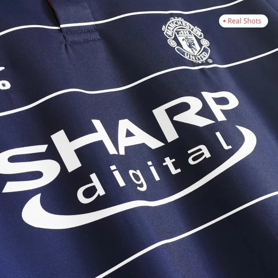 Camiseta de fútbol retro de visitante del Manchester United Yorke #19 1999/00