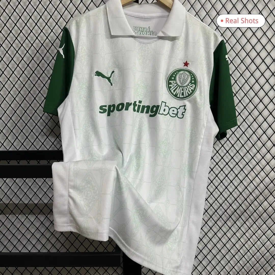 Camiseta de fútbol Richard Rios #8 SE Palmeiras segunda equipación 2025/26