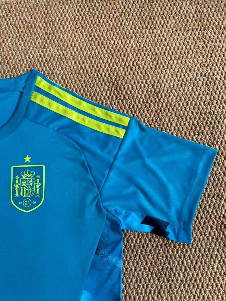 Kit de portero de España para el Mundial de 2026 - Camiseta + Pantalones cortos