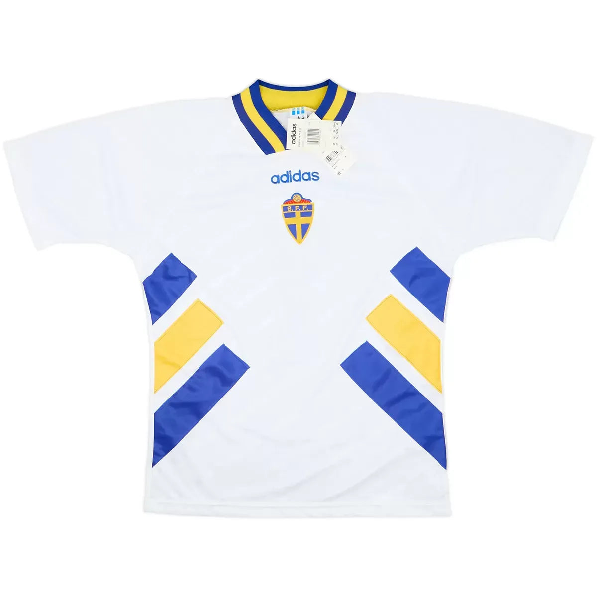 LARSSON #7 Retro Blagult Away Soccer Jersey 1994 World Cup