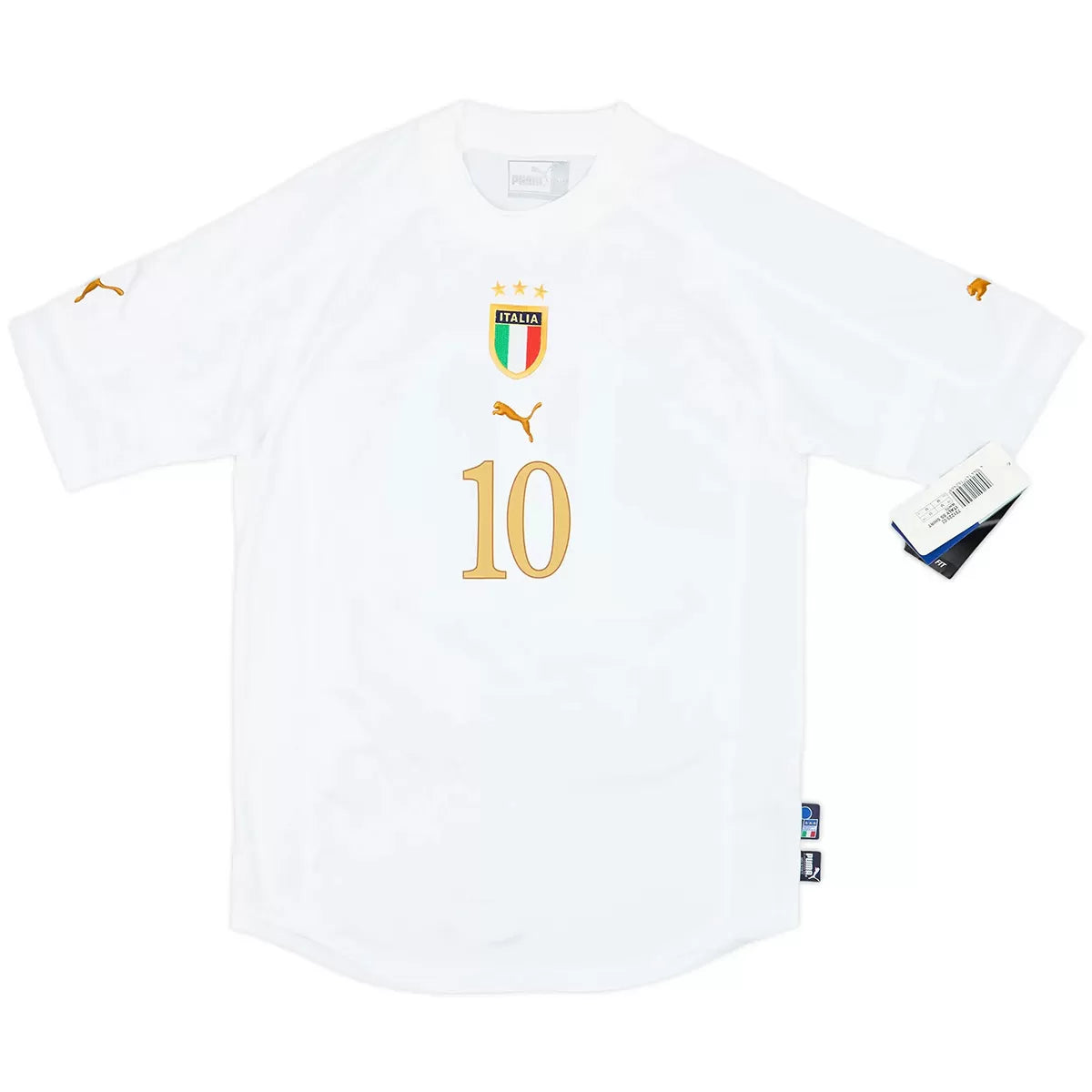 TOTTI #10 Italy 2004 Away Retro Football Jersey