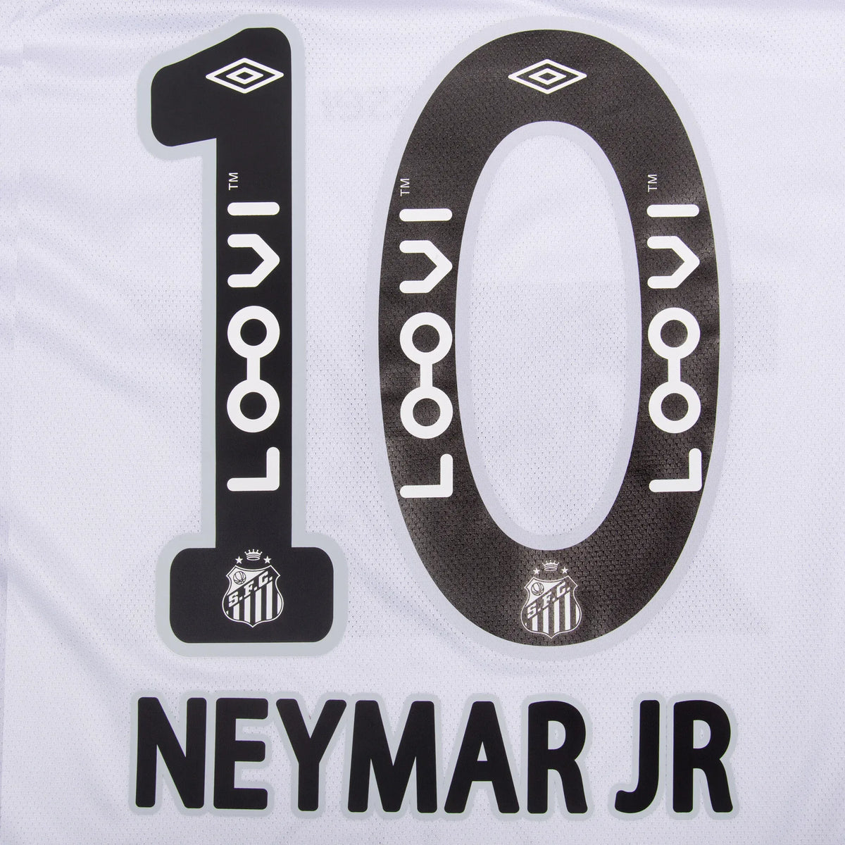 Maillot domicile du Santos FC, NEYMAR JR n° 10, saison 2025/26
