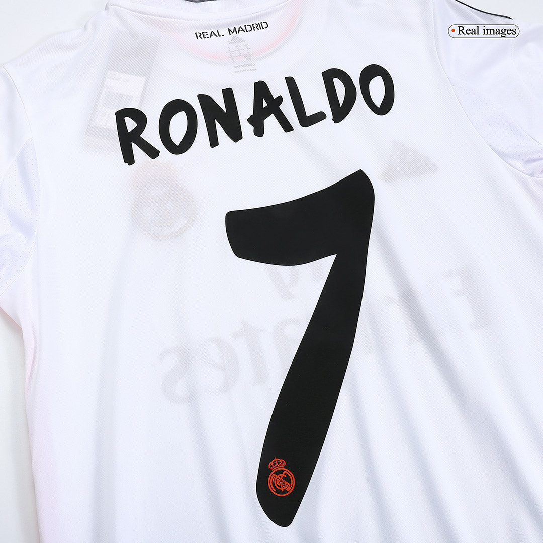 RONALDO #7 Real Madrid 2013/14 Home Retro Soccer Jersey