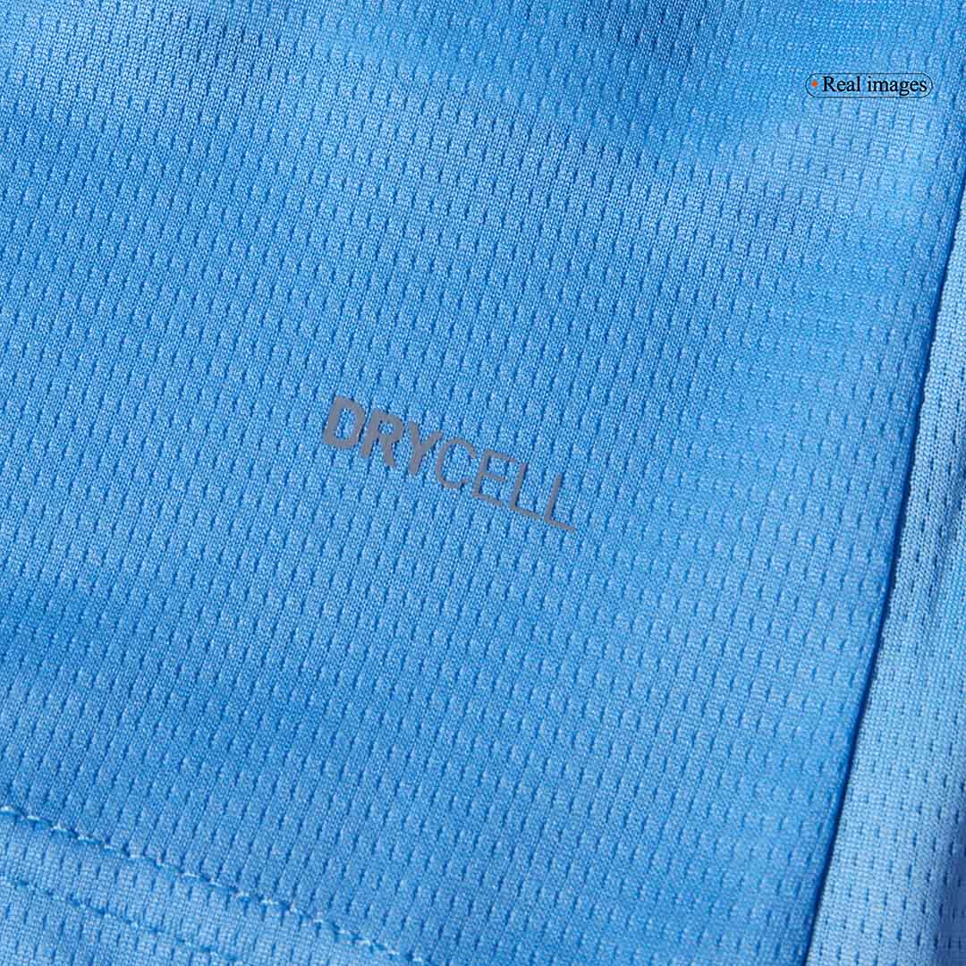 Manchester City Kid's Home Soccer Jersey Kit (Jersey+Shorts) 2025/26 Blue