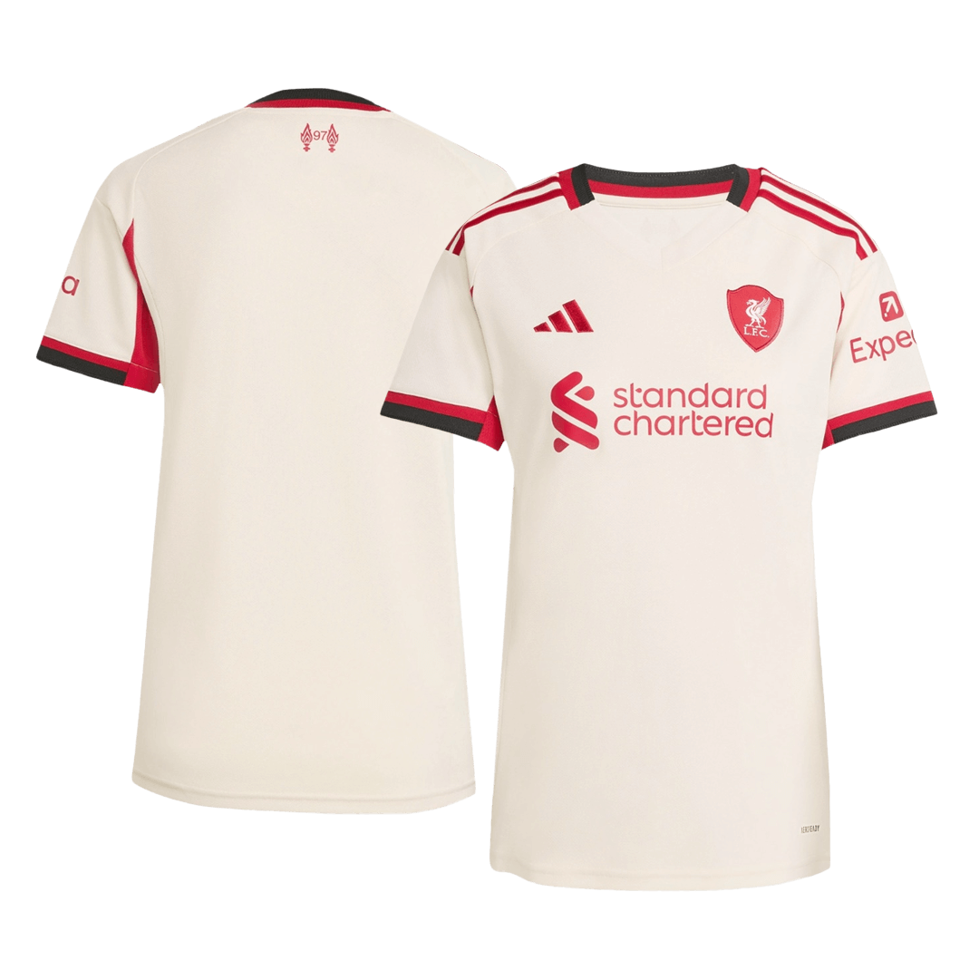 Camiseta de visitante del Liverpool Femenino 2025/26