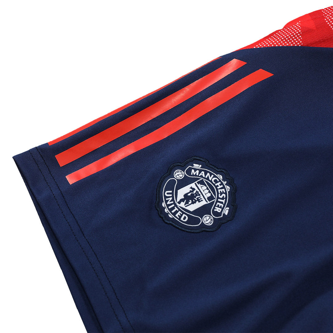 Manchester United Pre-Match Soccer Jersey Kit (Jersey+Shorts) 2024/25