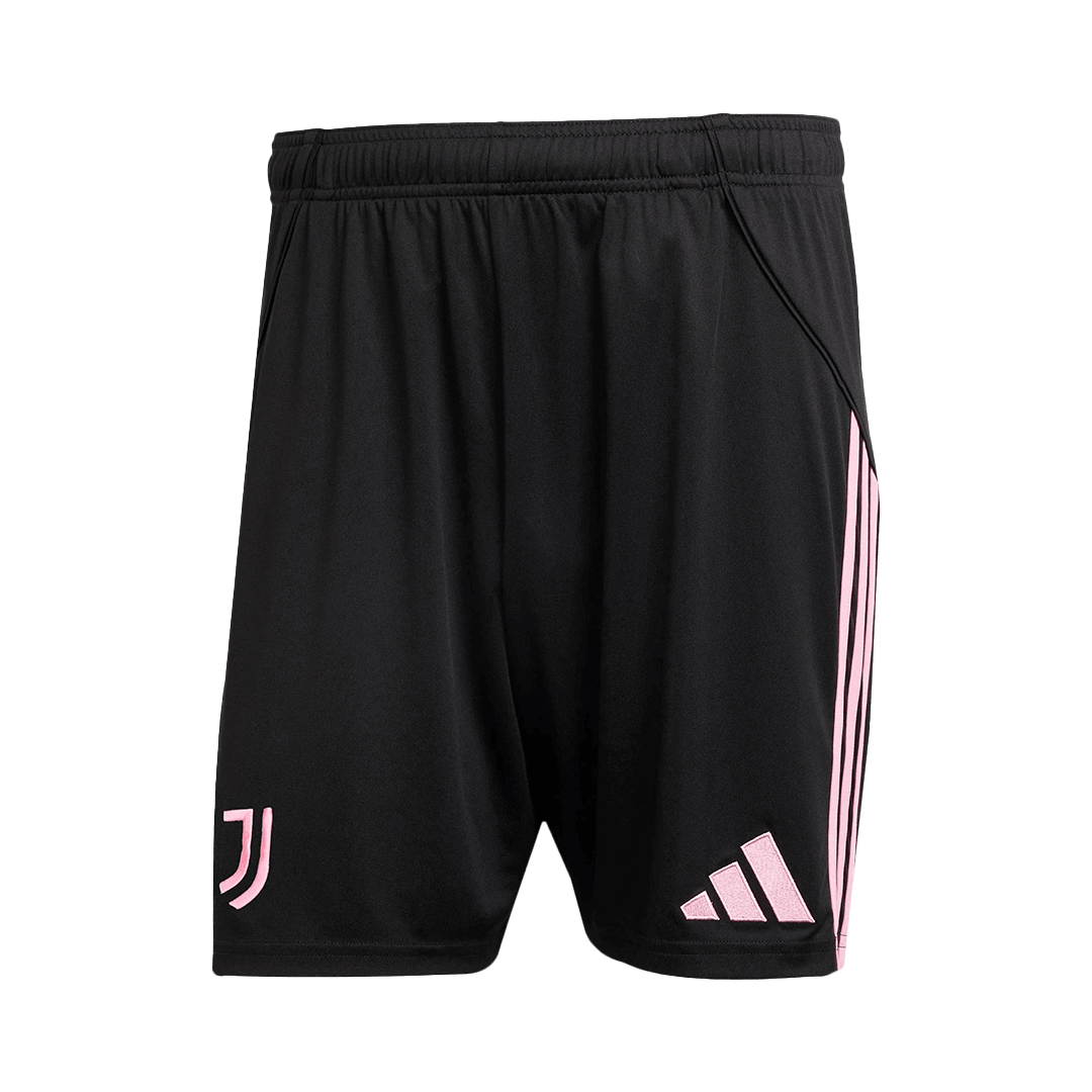 Juventus Home Soccer Jersey Kit (Jersey+Shorts) 2025/26 Black&White