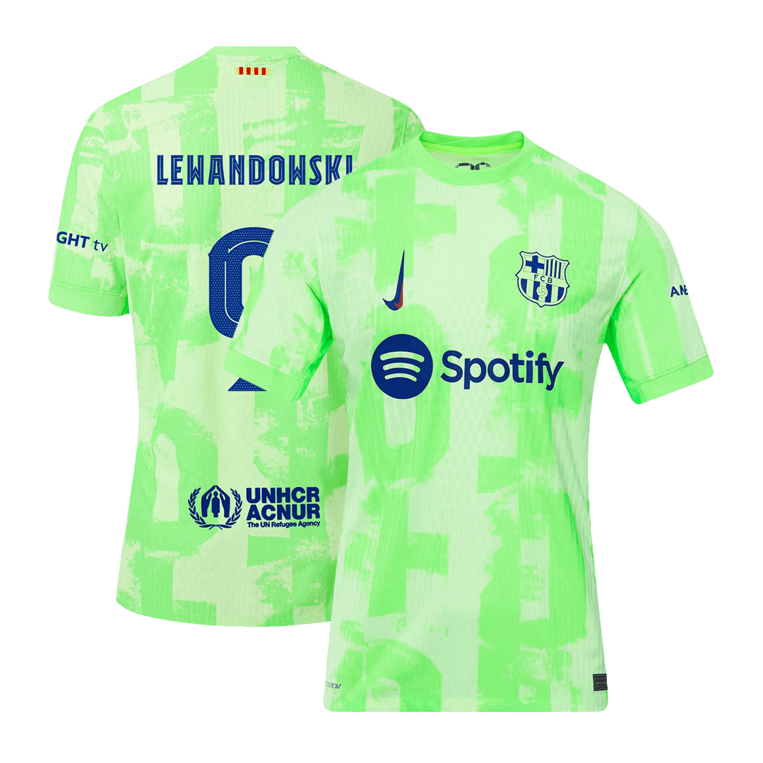 LEWANDOWSKI #9 Barcelona Third Away Player Version Soccer Jersey 2024/25 - UCL