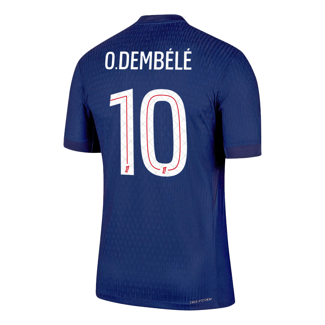 Camiseta de fútbol O.DEMBÉLÉ #10 PSG Versión Jugador Local 2025/26