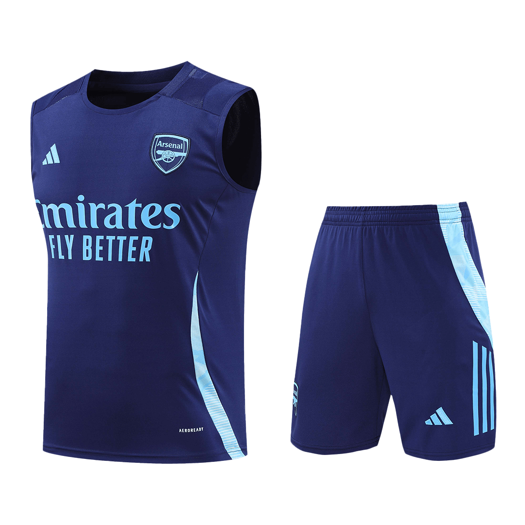 Arsenal Pre-Match Soccer Jersey Vest Kit (Jersey+Shorts) 2024/25