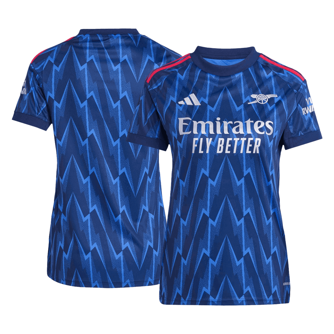 Camiseta de visitante del Arsenal femenino 2025/26