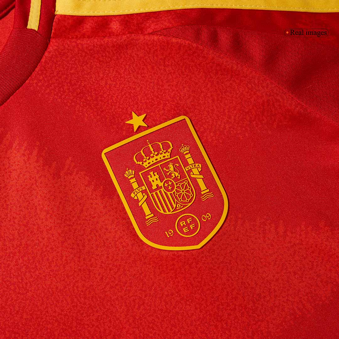Spain Kid's Home Football Jersey Kit (Jersey+Shorts+Socks) Euro 2024