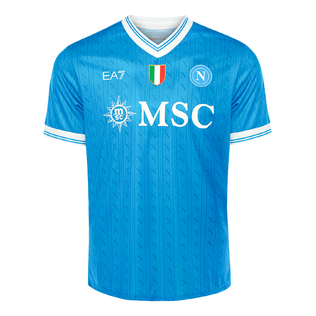 DE BRUYNE #11 Napoli Home Soccer Jersey 2025/26