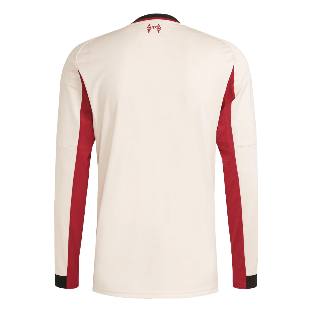 Liverpool Away Long Sleeve Soccer Jersey 2025/26
