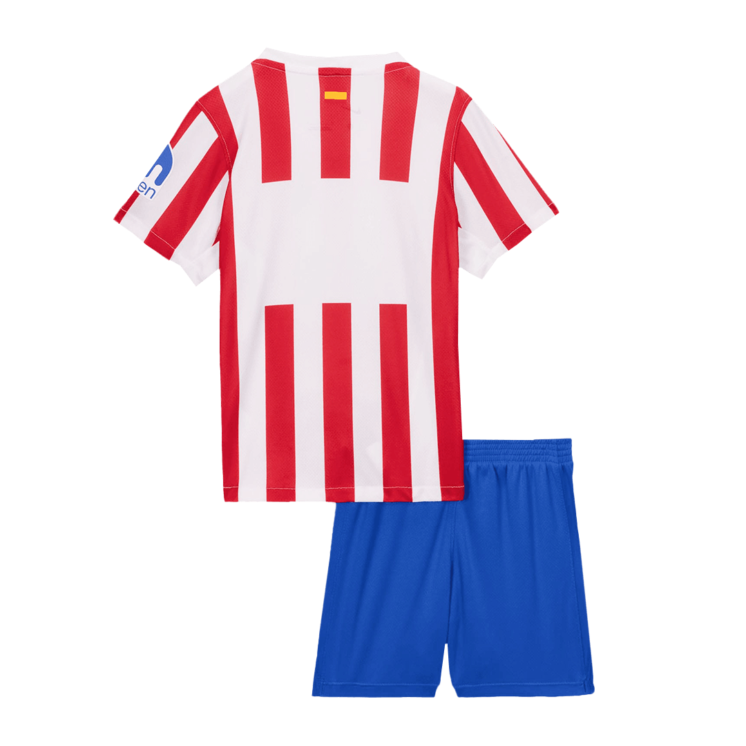 Atletico Madrid Kid's Home Kit - Jersey+Shorts 2025/26