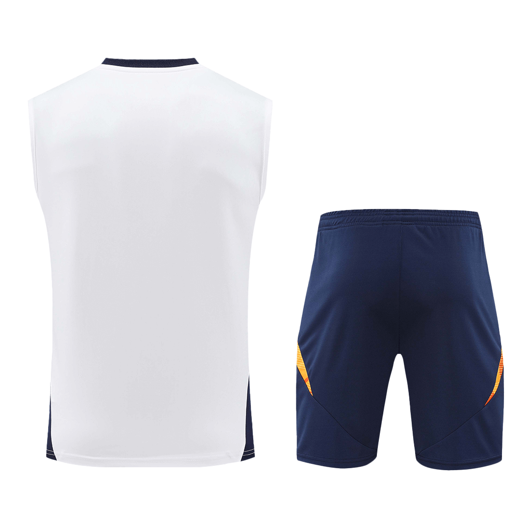 Real Madrid Pre-Match Soccer Jersey Vest Kit (Jersey+Shorts) 2024/25
