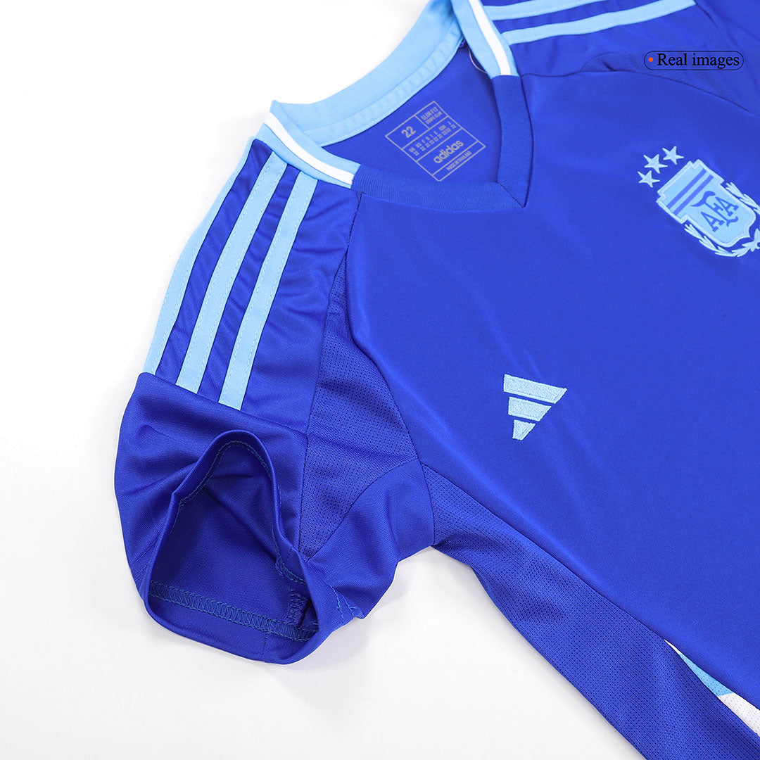 Argentina Kid's Away Football Jersey Kit (Jersey+Shorts+Socks) 2024